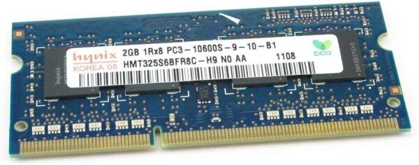 Sülearvuti mälu Hynix 2GB DDR3 10600s