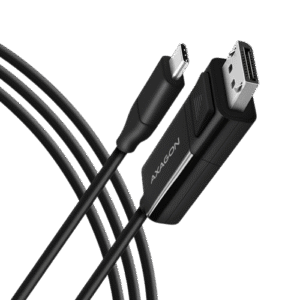 Ühenduskaabel Axagon USB-C (M) to Displayport (M), 1.8m