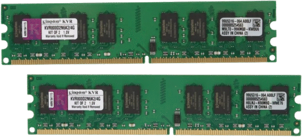 Lauaarvuti mälu Kingston 2x2GB Kit DDR2