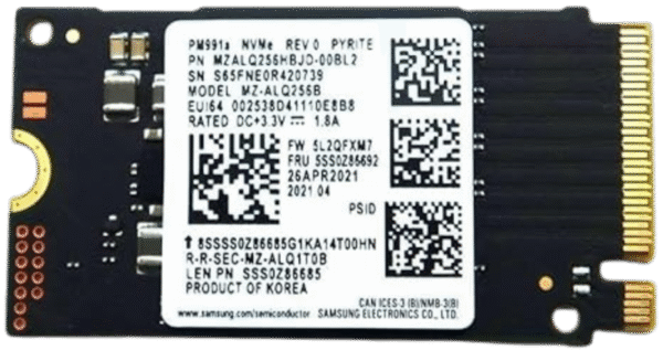 Kõvaketas SSD M2 2242 Samsung 256GB