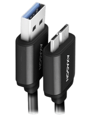 Ühenduskaabel micro USB-B 3.2 (M) to USB-A (M), 1m