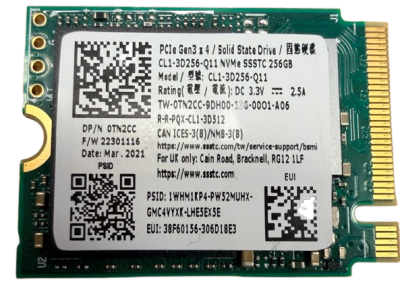 Kõvaketas SSD LiteON CL1-3D256-Q11 NVMe 2230